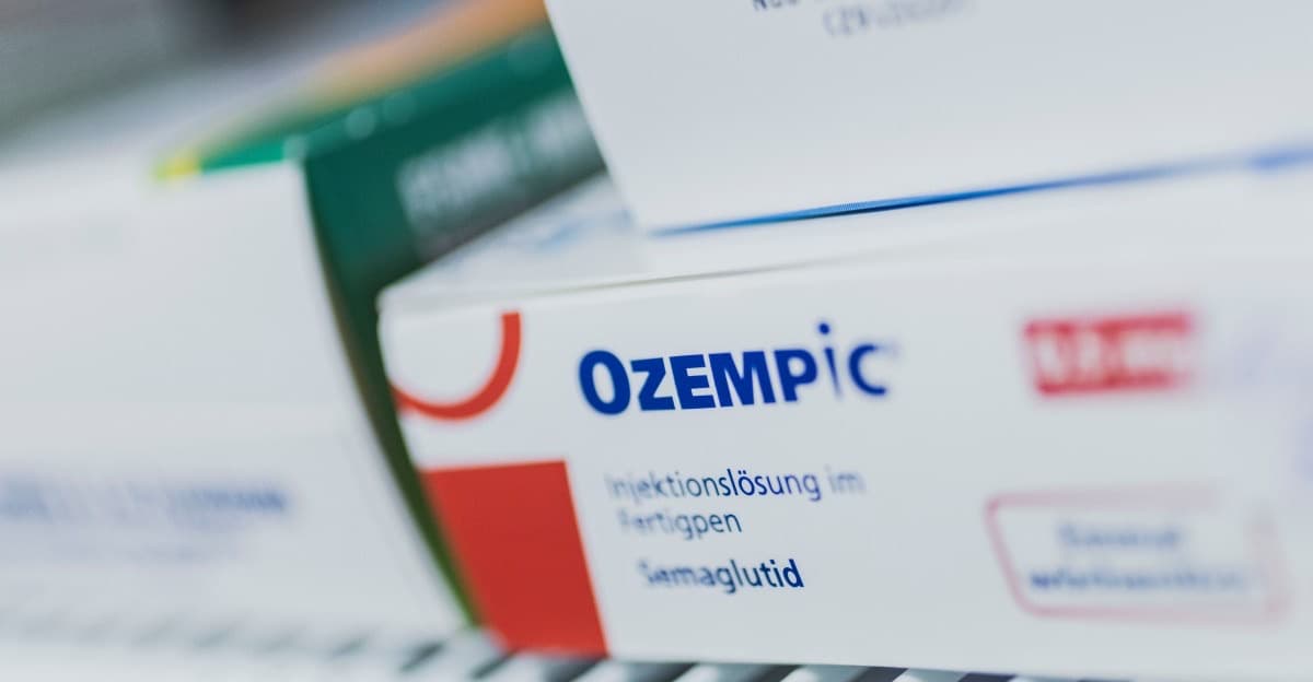 A photo of a box of Ozempic.